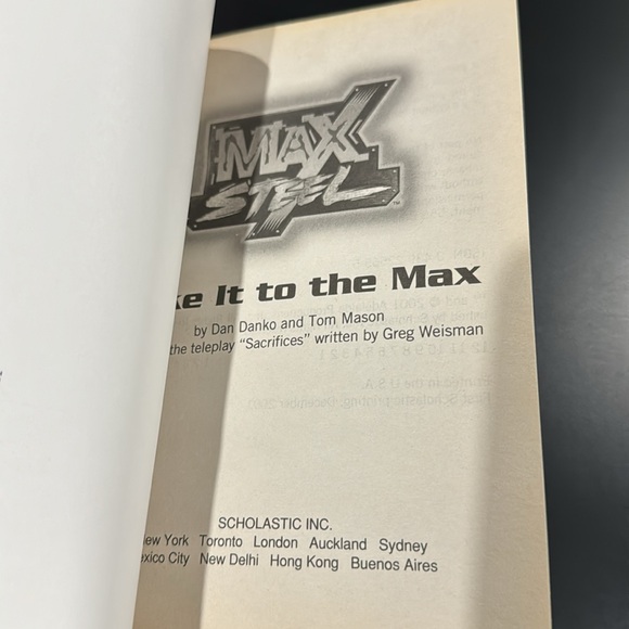Max Steel: Take It to the Max - Scholastic Paperback Novel - Picture 3 of 4